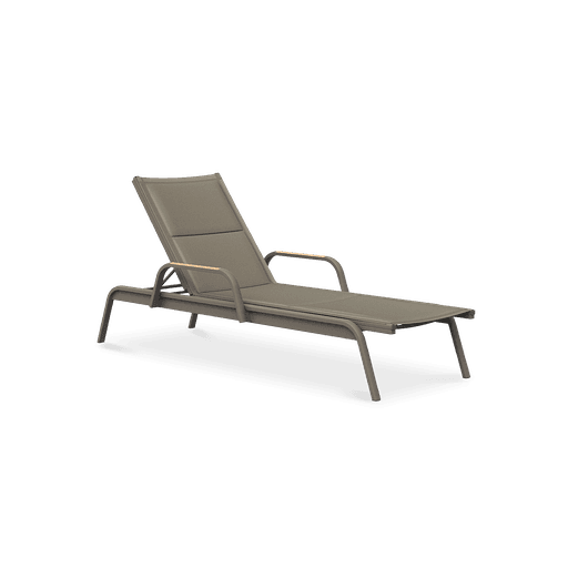 Gazelig Lounger With Arms Padded